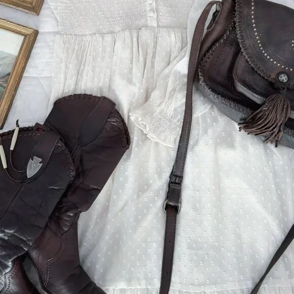 Patricia Nash Beaumont Leather Crossbody Purse - Picture 2 of 6